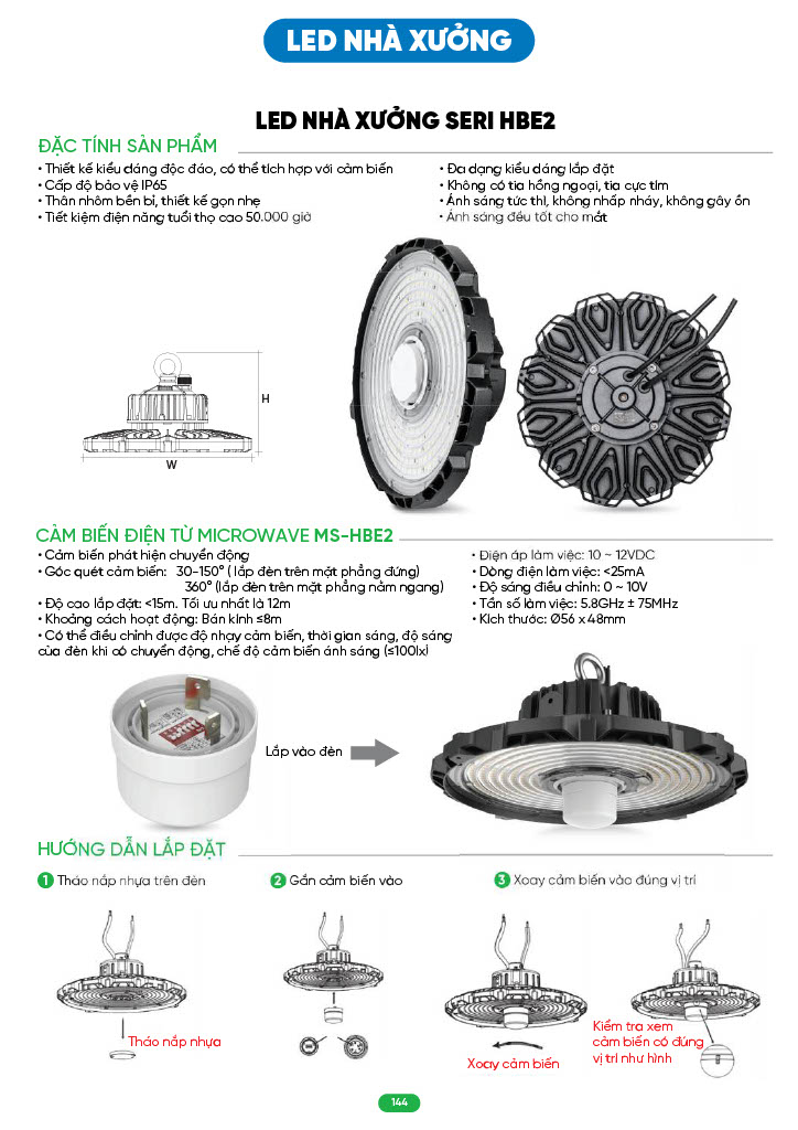 Đèn Nhà Xưởng MPE