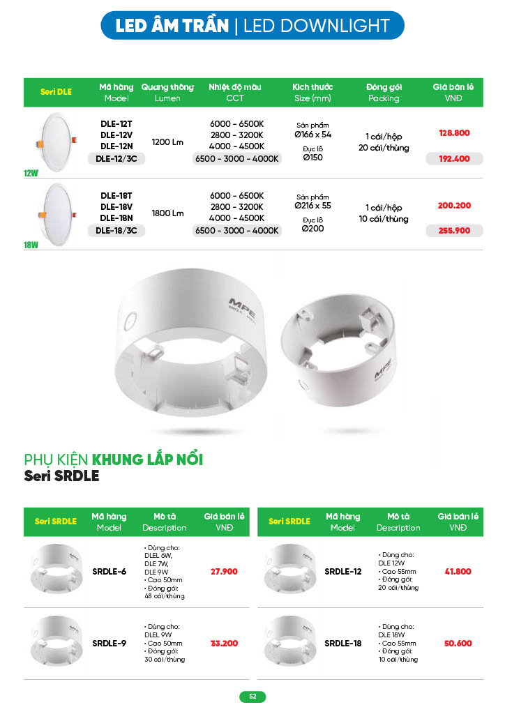 Khung lắp nổi âm trần MPE