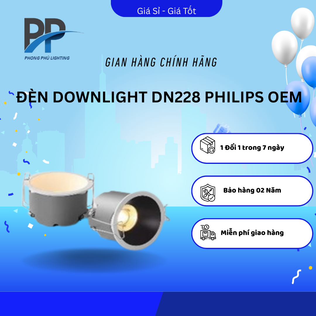 ĐÈN DOWNLIGHT DN228 PHILIPS OEM