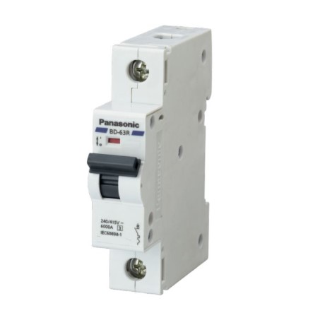 MCB Panasonic 1P-1E C Curve 06kA