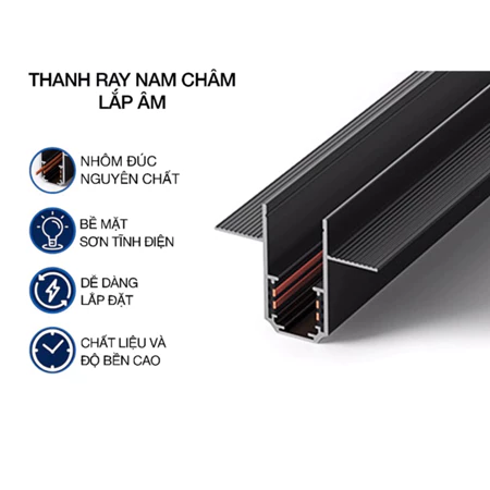 Thanh Ray Âm Nam Châm 1 M, 2M, 3M